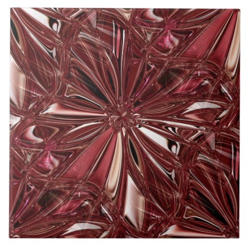 Seamless Red Ceramic Tile