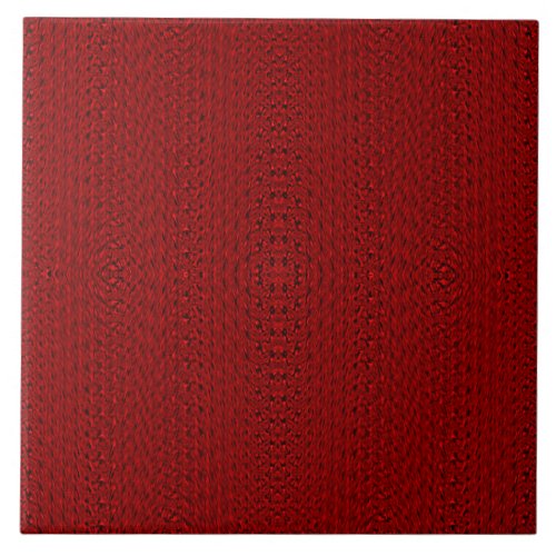 Seamless Red Decorative Ceramic Tile