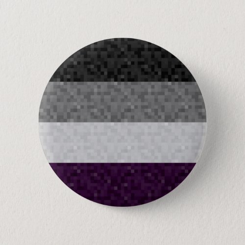 Seamless Repeating Asexual Pride Pixel Flag  Button
