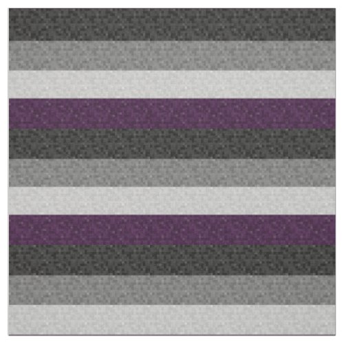 Seamless Repeating Asexual Pride Pixel Flag  Fabric