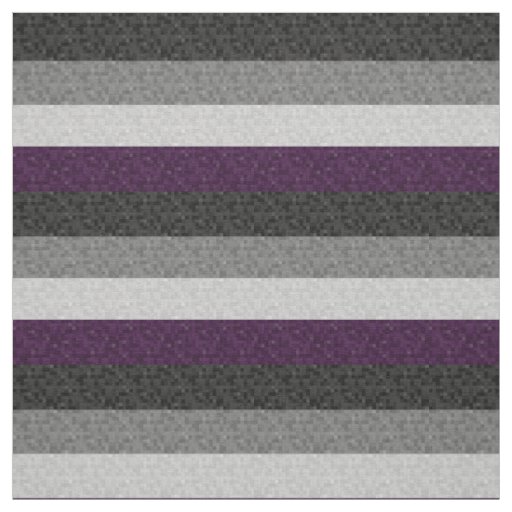 Seamless Repeating Asexual Pride Pixel Flag  Fabric