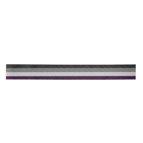 Seamless Repeating Asexual Pride Pixel Flag  Satin Ribbon