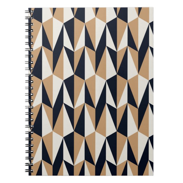 seamless retro pattern notebook (Front)