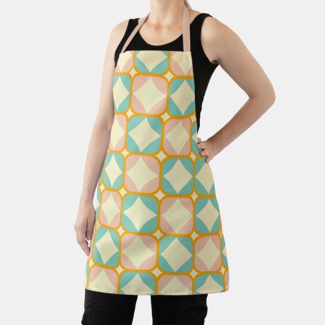 Seamless retro pattern with rounded squares apron (Insitu)