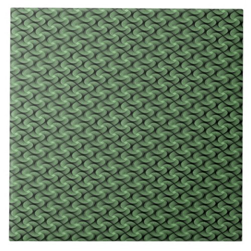 Seamless Sage Pattern Ceramic Tile