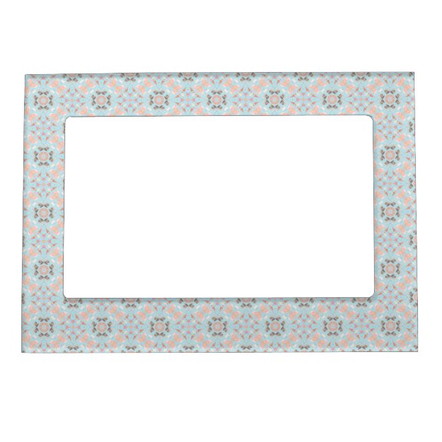 Seamless Seashell Pattern Magnetic Frame (Front)