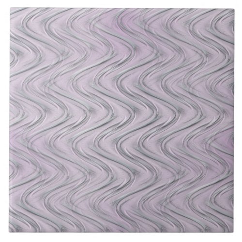 Seamless Silver Purple Pattern Ceramic Tile