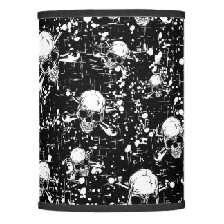 seamless skull background lamp shade