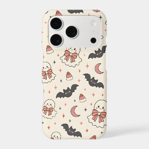 Seamless Spooky Cute Fall Design iPhone 17 Pro Case