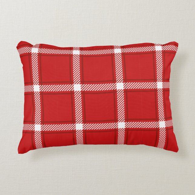 Seamless square abstract pattern design accent pillow (Front)