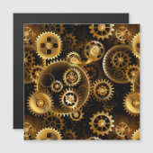 Seamless Steampunk Brass Gears (Front/Back)
