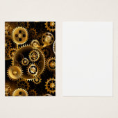 Seamless Steampunk Brass Gears (Front & Back)