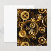 Seamless Steampunk Brass Gears (Front/Back)