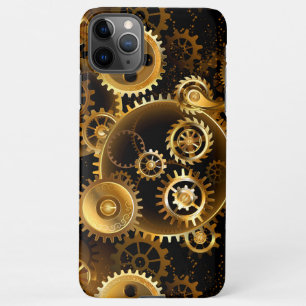 Seamless Steampunk Brass Gears iPhone 11Pro Max Case