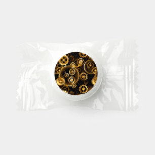 Seamless Steampunk Brass Gears Life Saver® Mints