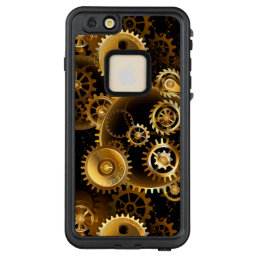 Seamless Steampunk Brass Gears LifeProof FRĒ iPhone 6/6s Plus Case