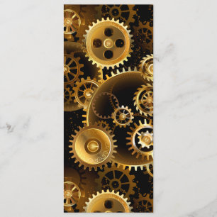 Seamless Steampunk Brass Gears Program
