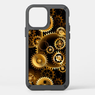 Seamless Steampunk Brass Gears Speck iPhone 12 Case
