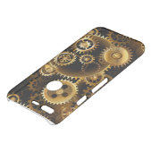 Seamless Steampunk Brass Gears Uncommon Google Pixel Case (Top)