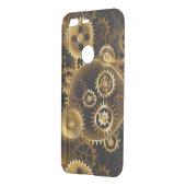 Seamless Steampunk Brass Gears Uncommon Google Pixel Case (Back/Left)