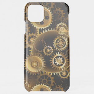 Seamless Steampunk Brass Gears iPhone 11 Pro Max Case