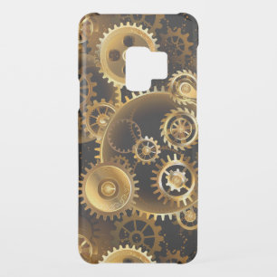 Seamless Steampunk Brass Gears Uncommon Samsung Galaxy S9 Case