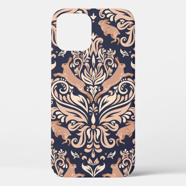 Seamless symmetrical pattern in the Damask style.  Case-Mate iPhone Case (Back)