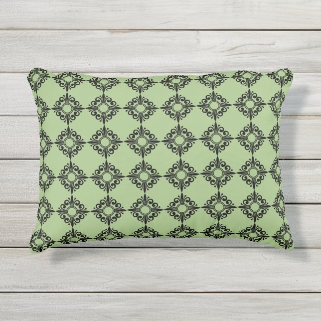Seamless Symmetry Design Outdoor Pillow (Front)
