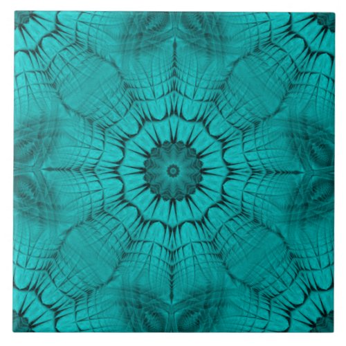 Seamless Teal Ceramic Tile