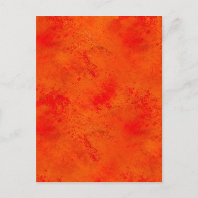 Seamless Texture Background Abstract Orange And Postcard (Front)