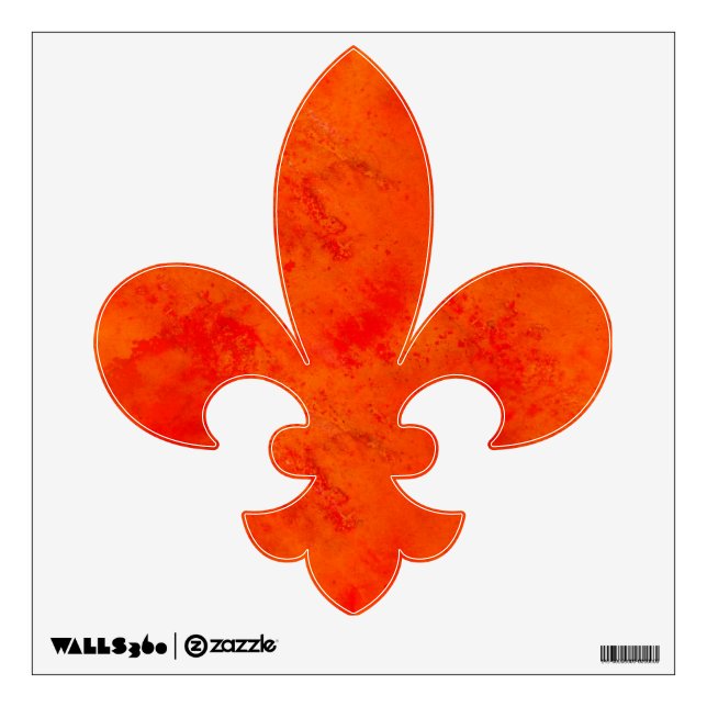 Seamless Texture Background Abstract Orange And Wall Sticker (Front)