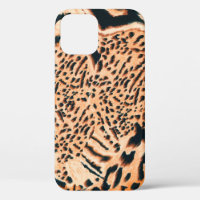 Seamless tiger, leopard and jaguar. Seamless textu