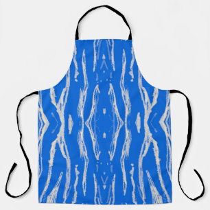 Seamless Tiger Skin. Watercolor Jungle Repeat. Blu Apron