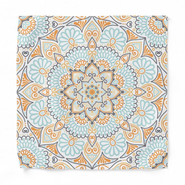 Seamless tile pattern: decorative, versatile desig bandana (Front)