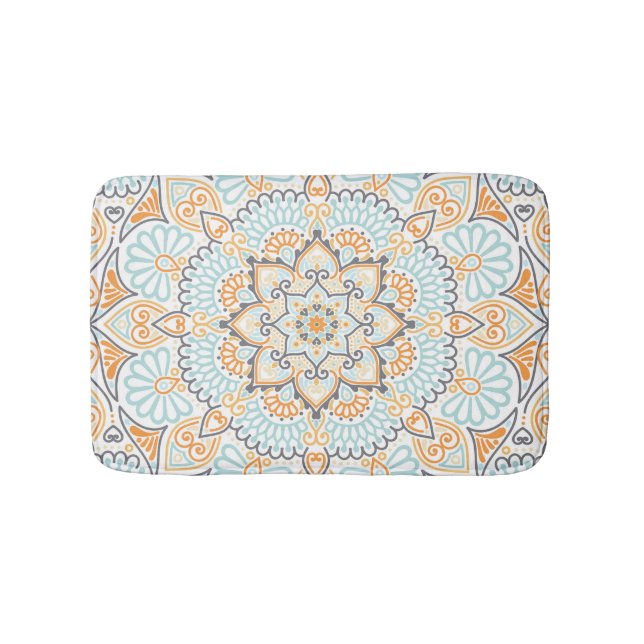 Seamless tile pattern: decorative, versatile desig bath mat (Front)