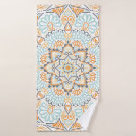 Seamless tile pattern: decorative, versatile desig bath towel