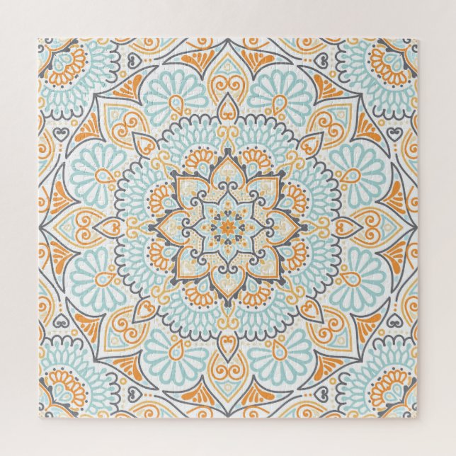 Seamless tile pattern: decorative, versatile desig jigsaw puzzle (Vertical)