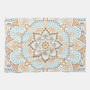 Seamless tile pattern: decorative, versatile desig kitchen towel