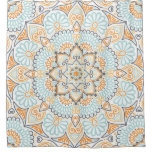 Seamless tile pattern: decorative, versatile desig shower curtain