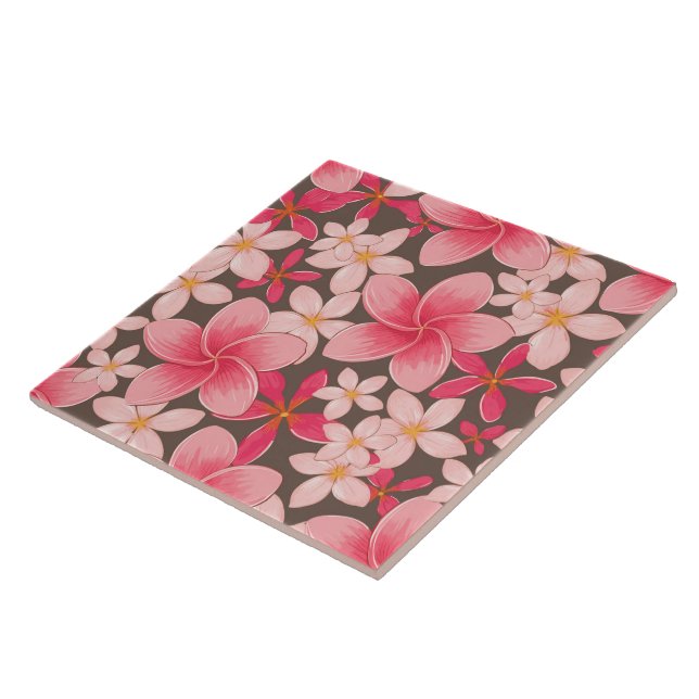 Seamless tile - tropical print (Side)