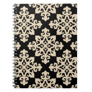 Seamless traditional asian ornamental motive, japa notebook