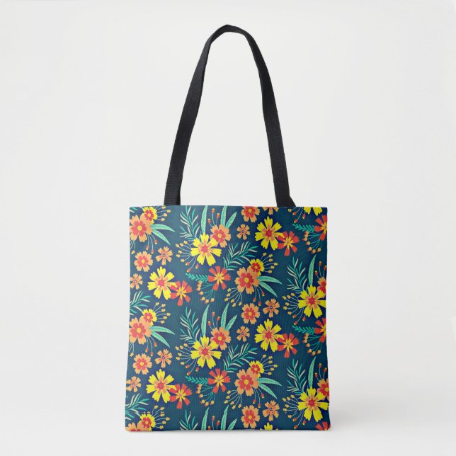 Seamless Tropical Floral Pattern-46566 Tote Bag (Front)