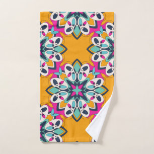 Seamless Turkish Colorful Cute Hand Towel
