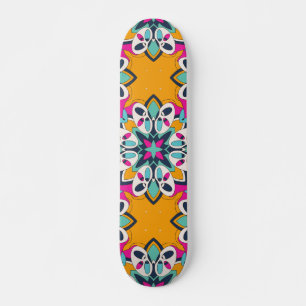 Seamless Turkish Colorful Cute   Skateboard