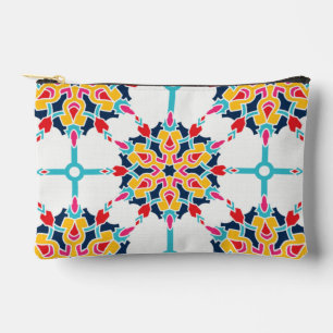 Seamless Turkish Colorful Design Accessory Pouch