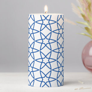 Seamless Turkish Colorful Design Arabic Cute Pillar Candle