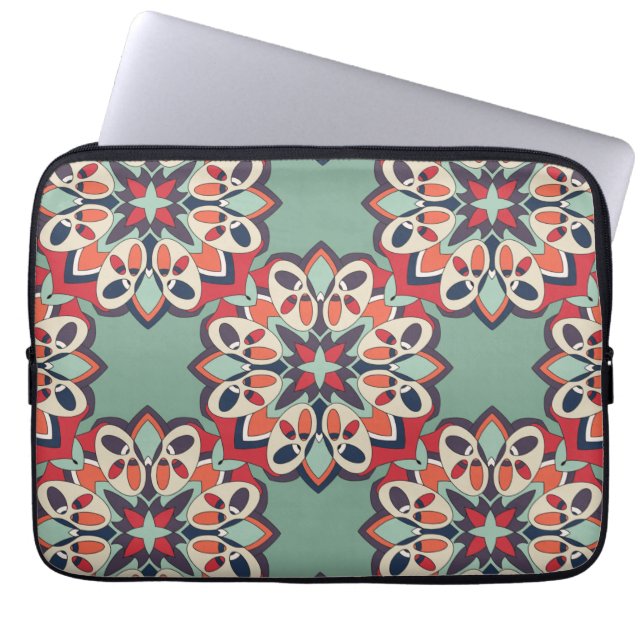 Seamless Turkish Colorful   Laptop Sleeve (Front)