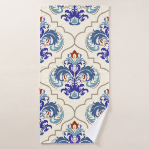 Seamless turkish colorful pattern. bath towel