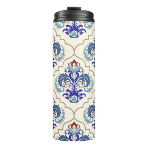 Seamless turkish colorful pattern. thermal tumbler