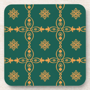 Seamless Turkish Colorful Vintage Beverage Coaster